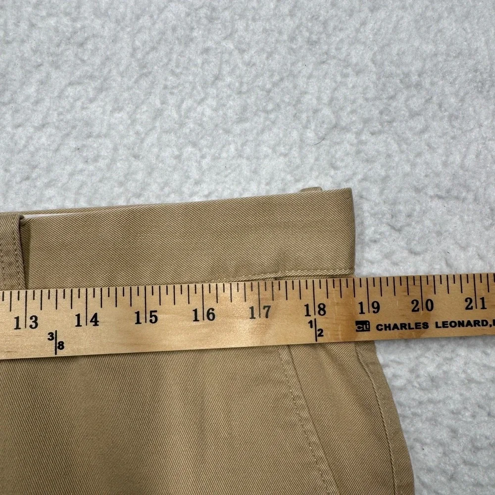 J CREW Chino Pants‎ Mercantile Flex Slim Stretch Khaki Beige Men's Size 35x30